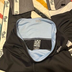 PINK Ultimate Black and Gray Leggings